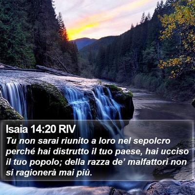 Isaia 14:20 RIV Bible Verse Image