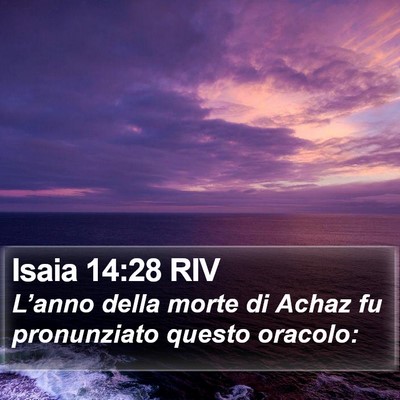 Isaia 14:28 RIV Bible Verse Image