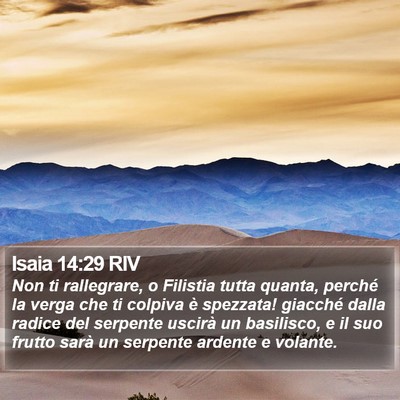 Isaia 14:29 RIV Bible Verse Image
