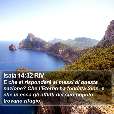 Isaia 14:32 RIV Bible Verse Image