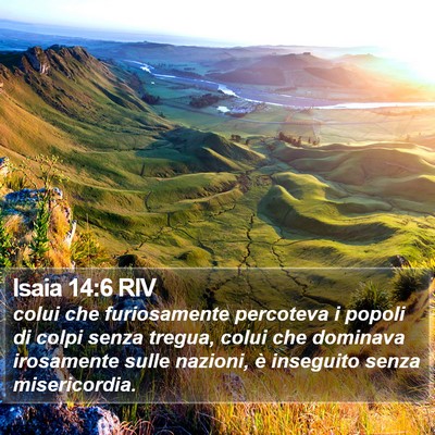 Isaia 14:6 RIV Bible Verse Image
