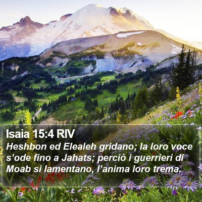 Isaia 15:4 RIV Bible Verse Image