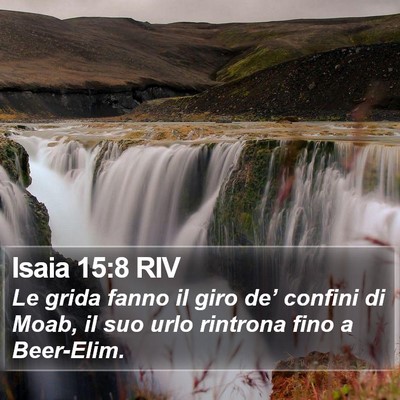 Isaia 15:8 RIV Bible Verse Image
