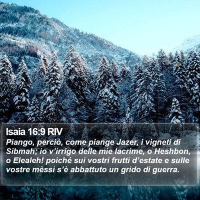 Isaia 16:9 RIV Bible Verse Image