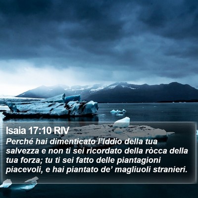 Isaia 17:10 RIV Bible Verse Image