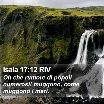 Isaia 17:12 RIV Bible Verse Image