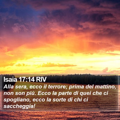 Isaia 17:14 RIV Bible Verse Image