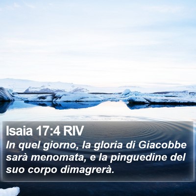 Isaia 17:4 RIV Bible Verse Image
