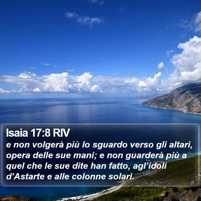 Isaia 17:8 RIV Bible Verse Image