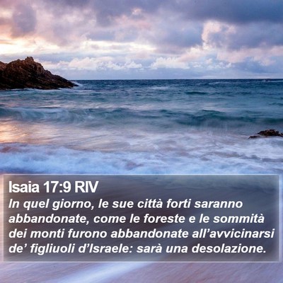 Isaia 17:9 RIV Bible Verse Image