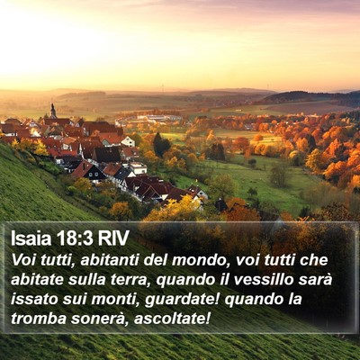 Isaia 18:3 RIV Bible Verse Image