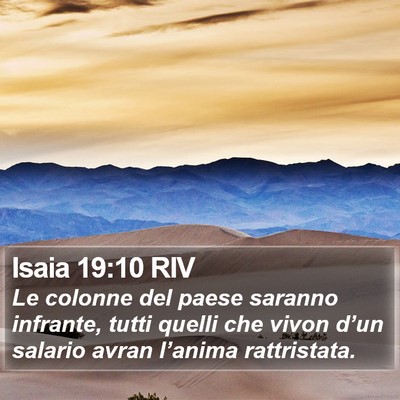 Isaia 19:10 RIV Bible Verse Image