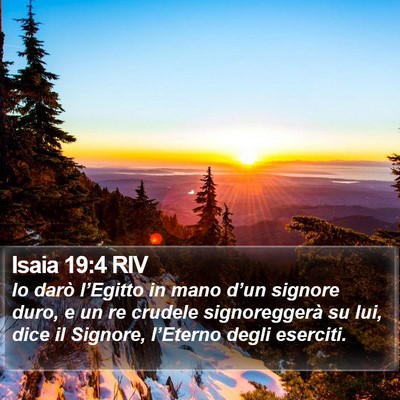 Isaia 19:4 RIV Bible Verse Image