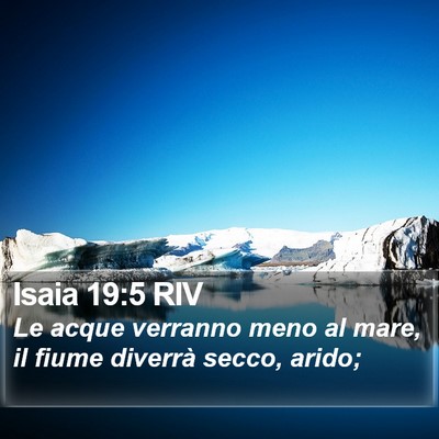 Isaia 19:5 RIV Bible Verse Image