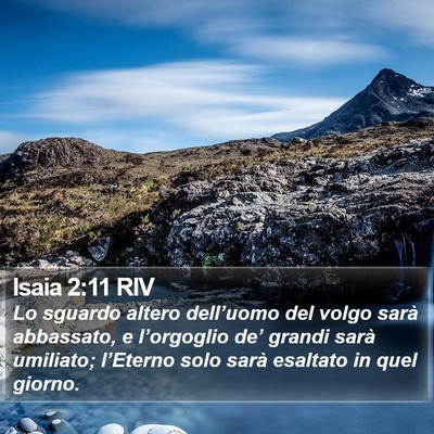 Isaia 2:11 RIV Bible Verse Image