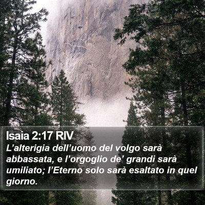 Isaia 2:17 RIV Bible Verse Image