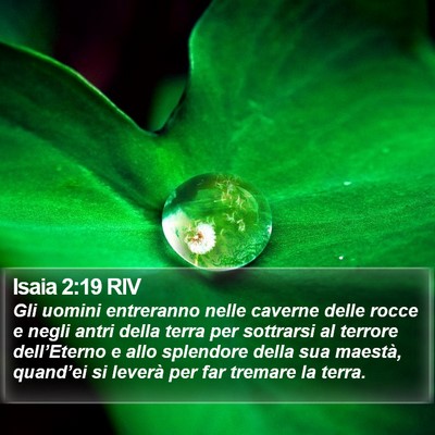Isaia 2:19 RIV Bible Verse Image