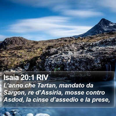 Isaia 20:1 RIV Bible Verse Image
