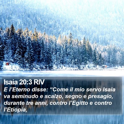Isaia 20:3 RIV Bible Verse Image