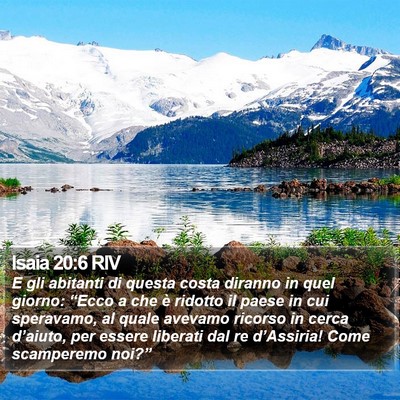 Isaia 20:6 RIV Bible Verse Image
