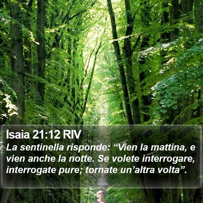 Isaia 21:12 RIV Bible Verse Image