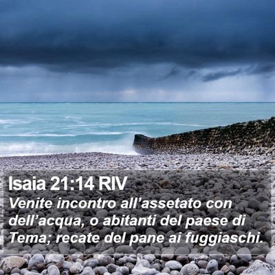 Isaia 21:14 RIV Bible Verse Image