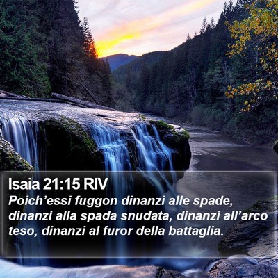 Isaia 21:15 RIV Bible Verse Image
