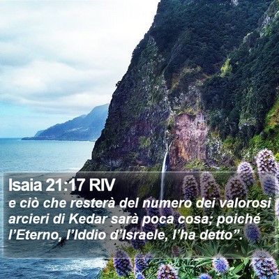 Isaia 21:17 RIV Bible Verse Image