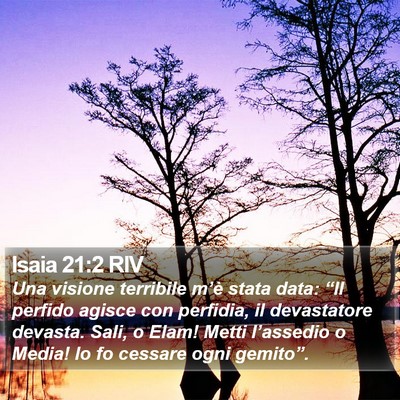 Isaia 21:2 RIV Bible Verse Image