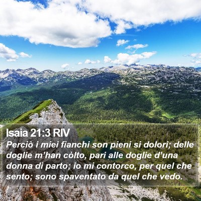 Isaia 21:3 RIV Bible Verse Image