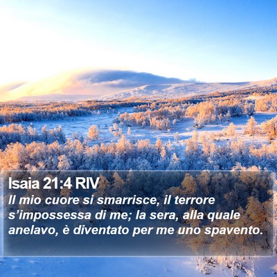 Isaia 21:4 RIV Bible Verse Image