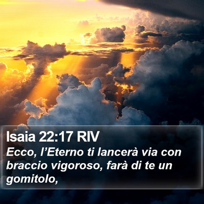 Isaia 22:17 RIV Bible Verse Image