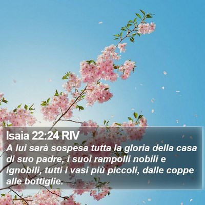 Isaia 22:24 RIV Bible Verse Image