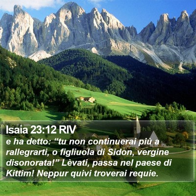 Isaia 23:12 RIV Bible Verse Image
