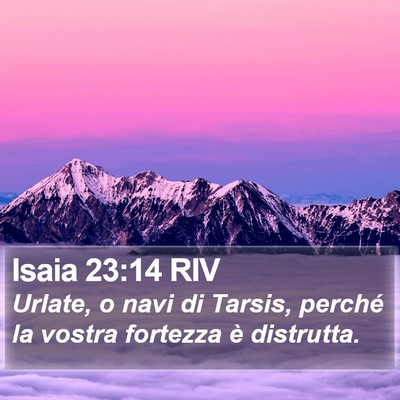 Isaia 23:14 RIV Bible Verse Image
