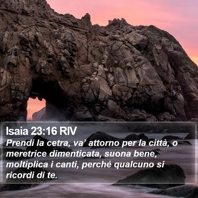 Isaia 23:16 RIV Bible Verse Image
