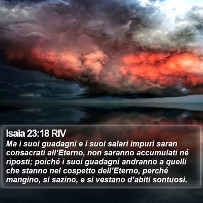 Isaia 23:18 RIV Bible Verse Image