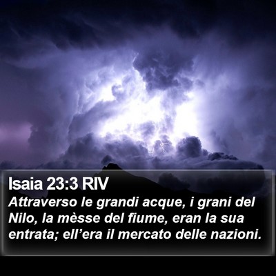 Isaia 23:3 RIV Bible Verse Image