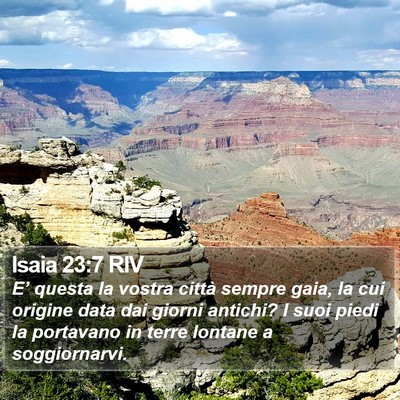Isaia 23:7 RIV Bible Verse Image