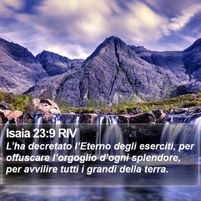 Isaia 23:9 RIV Bible Verse Image