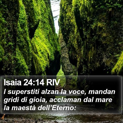 Isaia 24:14 RIV Bible Verse Image