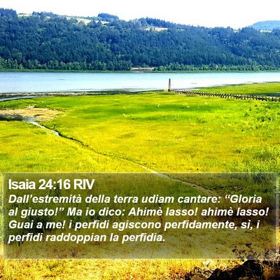 Isaia 24:16 RIV Bible Verse Image