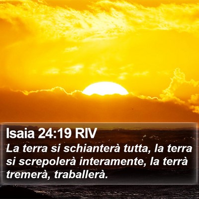 Isaia 24:19 RIV Bible Verse Image