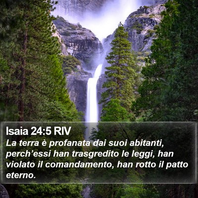 Isaia 24:5 RIV Bible Verse Image