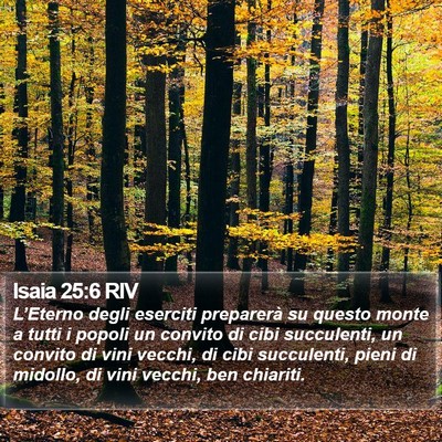 Isaia 25:6 RIV Bible Verse Image