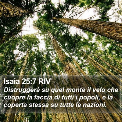 Isaia 25:7 RIV Bible Verse Image