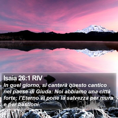 Isaia 26:1 RIV Bible Verse Image