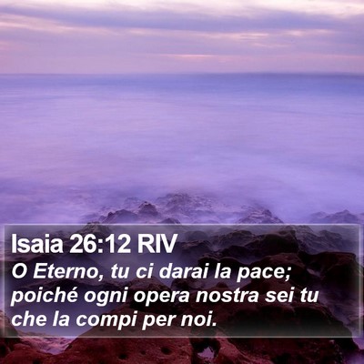 Isaia 26:12 RIV Bible Verse Image