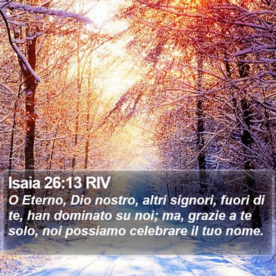 Isaia 26:13 RIV Bible Verse Image