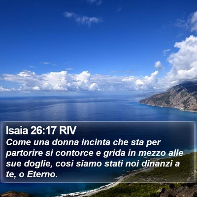 Isaia 26:17 RIV Bible Verse Image